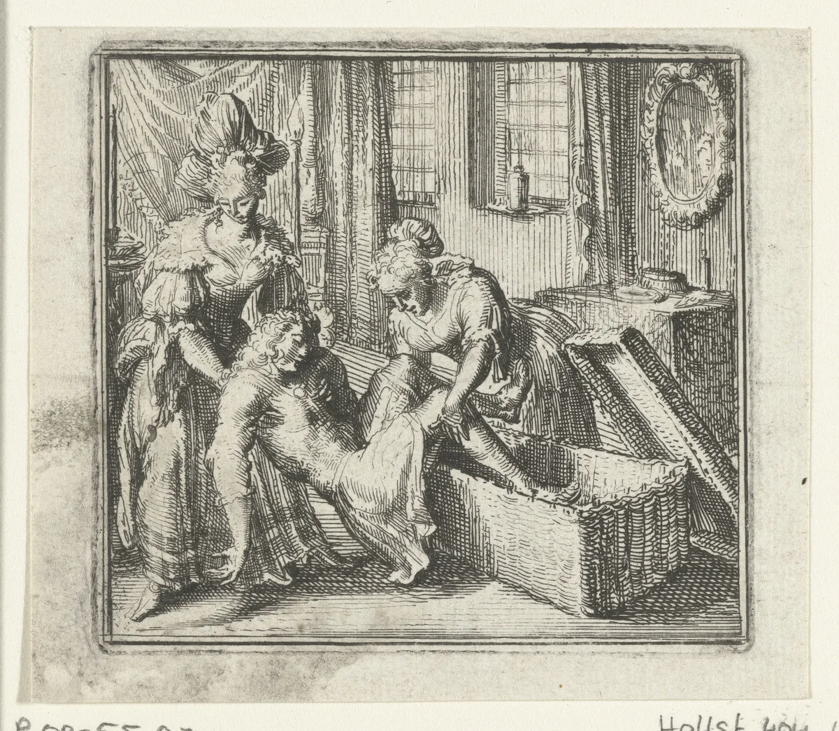 Illustratie voor de Decamerone van Boccaccio by Romeyn de Hooghe, print, 1697