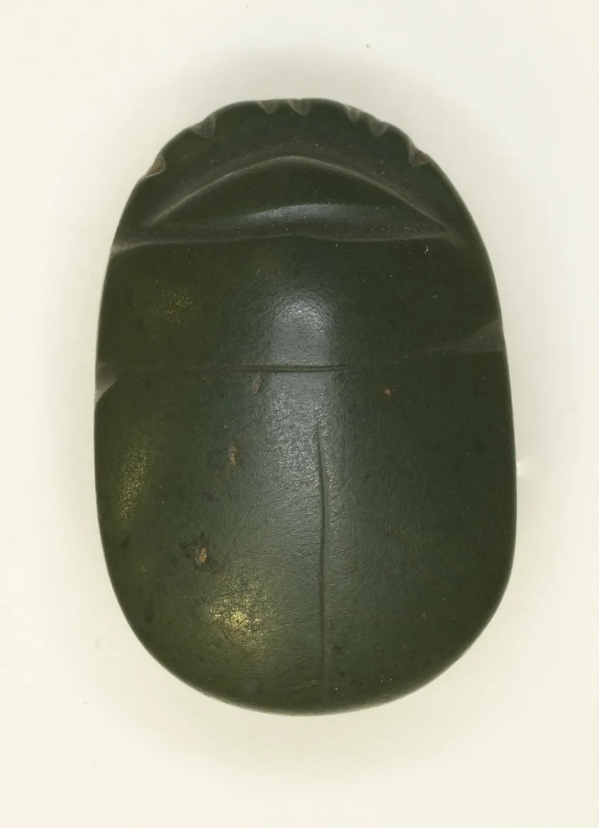 Scarab: Uninscribed by Egyptian, other, -1985--525