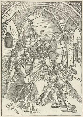 Doornenkroning by Unknown, print, 1498-1502