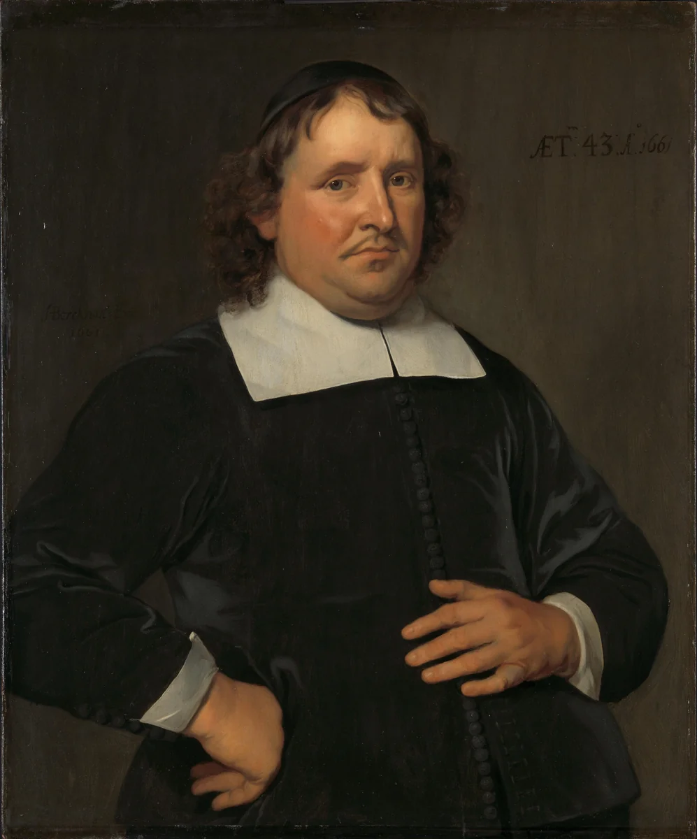 Thomas Pots (1618-1689). Minister at Vlissingen by Hendrick Berckman, painting, 1661