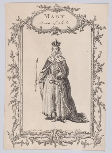 Mary, Queen of Scots by Charles Grignion, print, 1749-1759