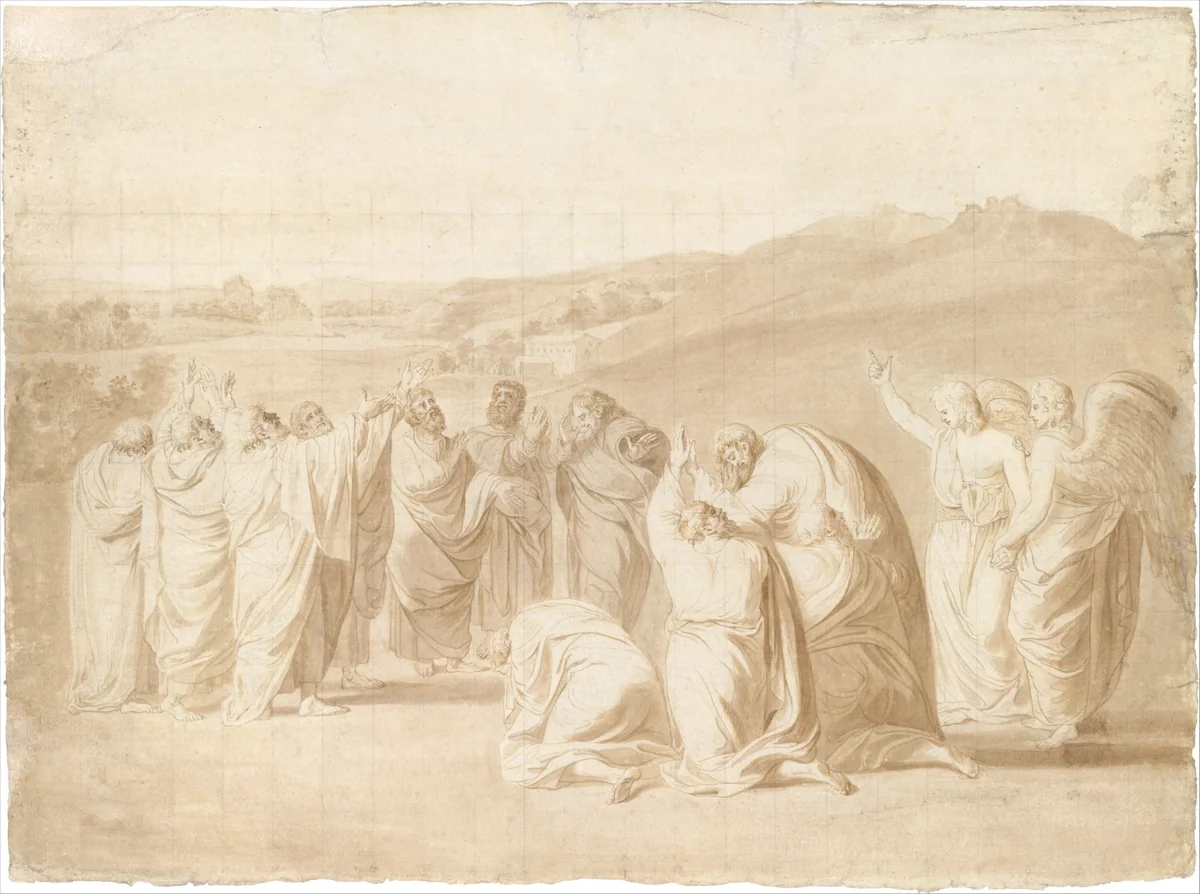 Study for "The Ascension" by John Singleton Copley, artwork, 1774