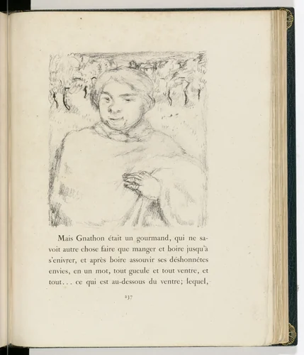 In-text plate (page 237) from Daphnis et Chloé by Pierre Bonnard, illustrated book, 1902
