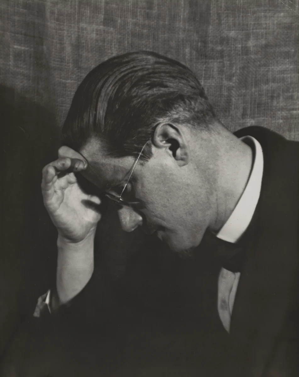 James Joyce by Man Ray, photograph, 1922