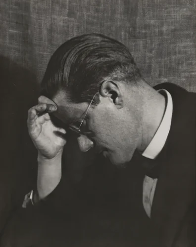 James Joyce by Man Ray, photograph, 1922