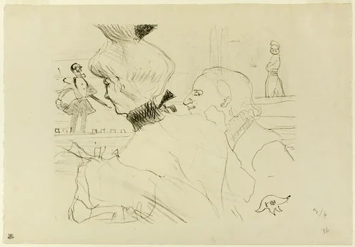 Couple at a Café-Concert by Henri de Toulouse-Lautrec, print, 1899
