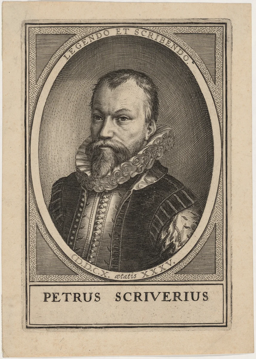 Petrus Scriverius by Unknown 19th Century, print, 1800-1899