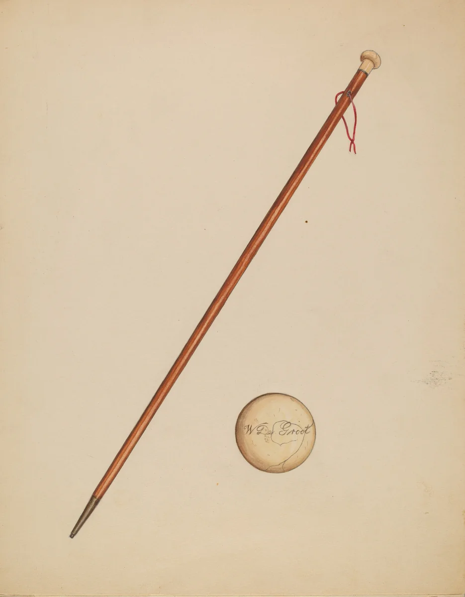 Cane by Gladys Cook, index of american design, 1936