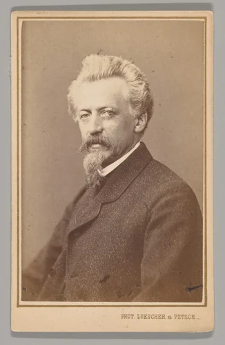 [Wilhelm Amberg] by Loescher & Petsch, photograph, 1860-1869