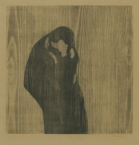 The Kiss IV (Kyss IV) by Edvard Munch, print, 1897