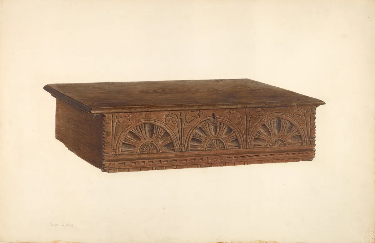 Desk Box by Henry Granet, index of american design, 1940