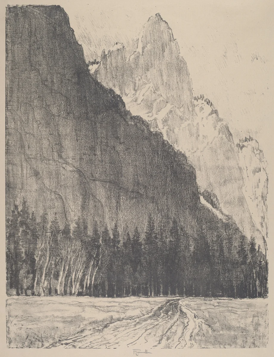 The Sentinel by Joseph Pennell, print, 1912