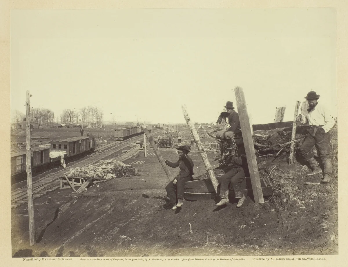 Manassas Junction by Barnard and Gibson, photograph, 1862