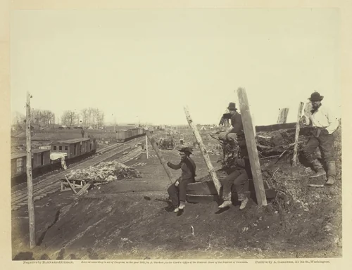 Manassas Junction by Barnard and Gibson, photograph, 1862