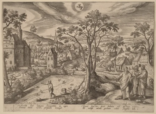 The Parable of the Sower by Adriaen Collaert
Hans Bol
Jan Sadeler I, print, 1585