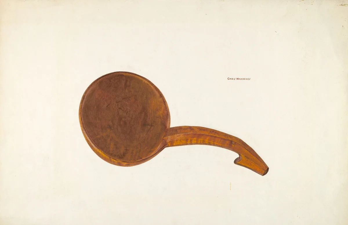 Butter Scoop by Chris Makrenos, index of american design, 1940