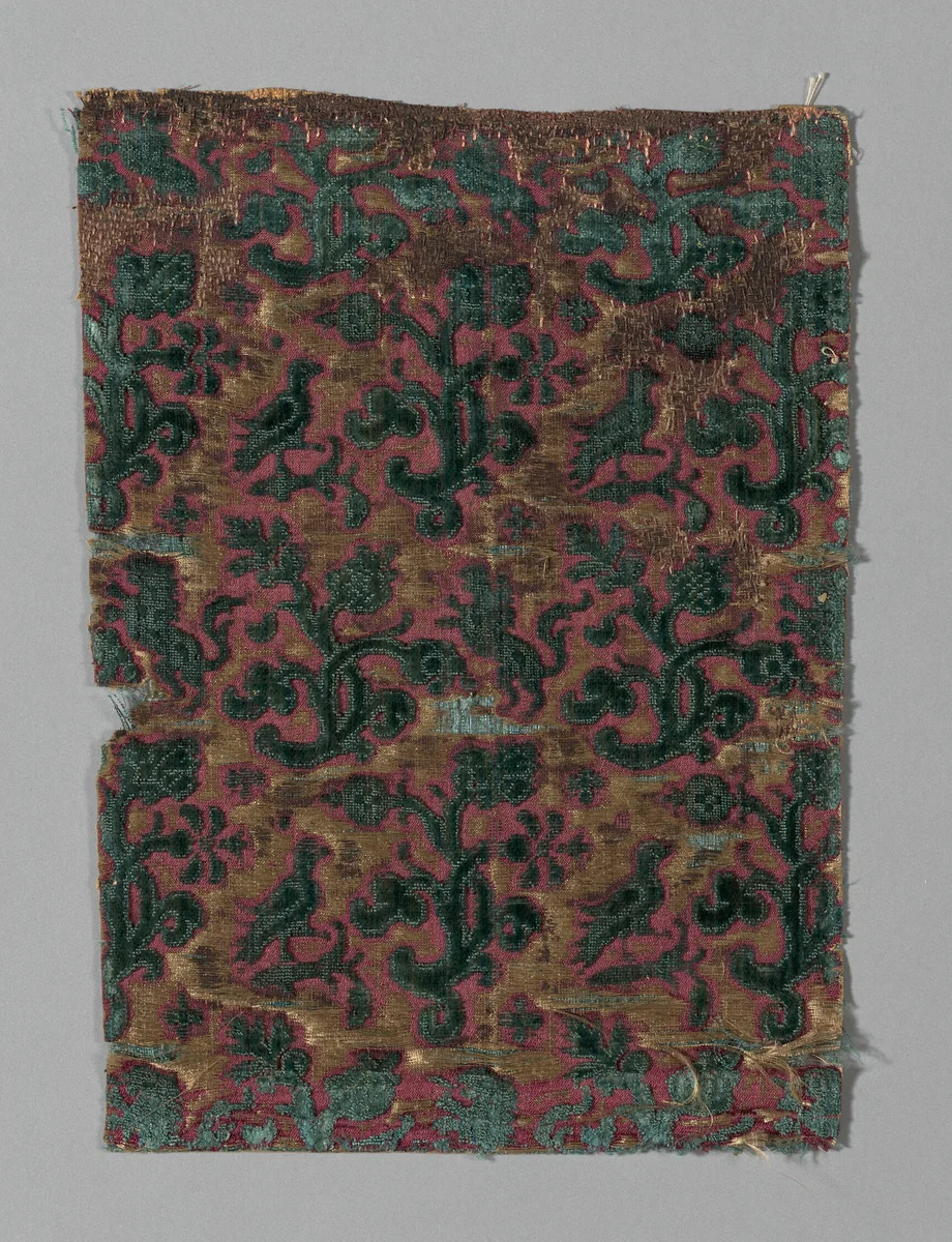 Fragment by Italy, textile, 1600-1650