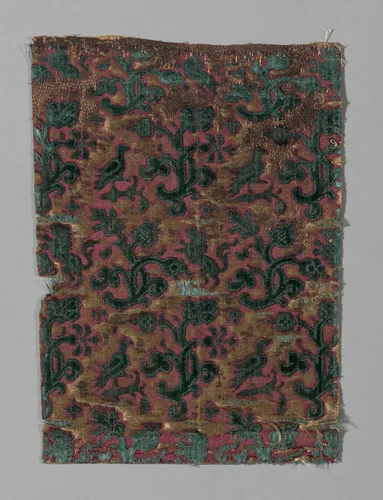 Fragment by Italy, textile, 1600-1650