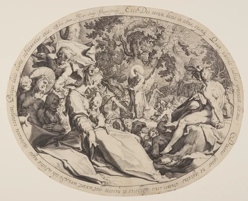 Miracle of the Loaves by Jacques de Gheyn II, print, 1595