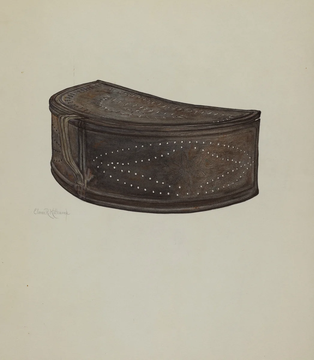 Pa. German Spark Shield by Elmer R. Kottcamp, index of american design, 1941