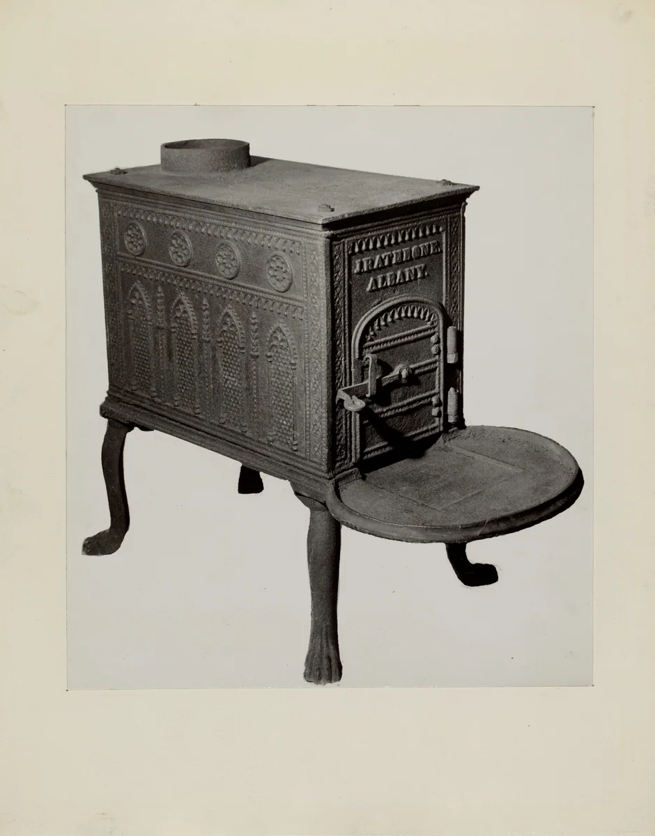 Box Stove by Charles Von Urban, index of american design, 1942