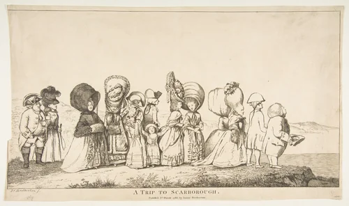 A Trip to Scarborough by James Bretherton, print, 1783