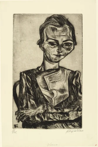 Johanna by Conrad Felixmüller, print, 1920