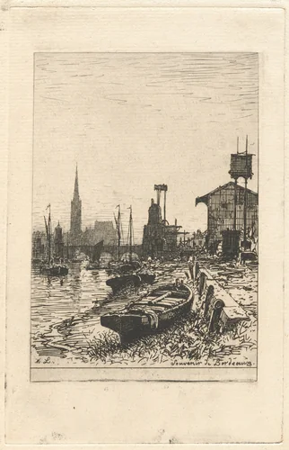 Souvenir de Bordeaux by Maxime Lalanne, print, 1878