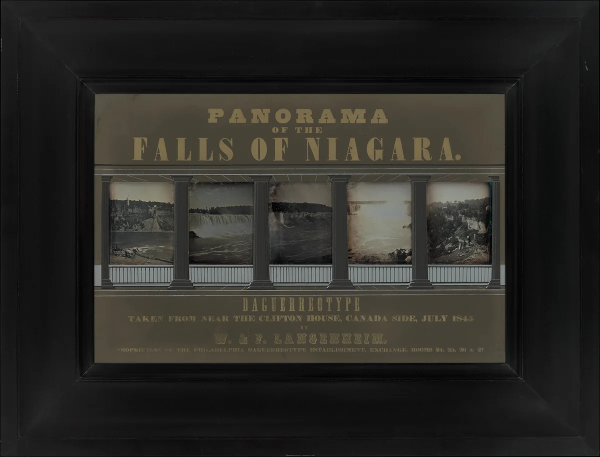 Panorama of Niagara Falls by W. & F. Langenheim, photograph, 1845