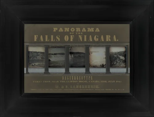Panorama of Niagara Falls by W. & F. Langenheim, photograph, 1845