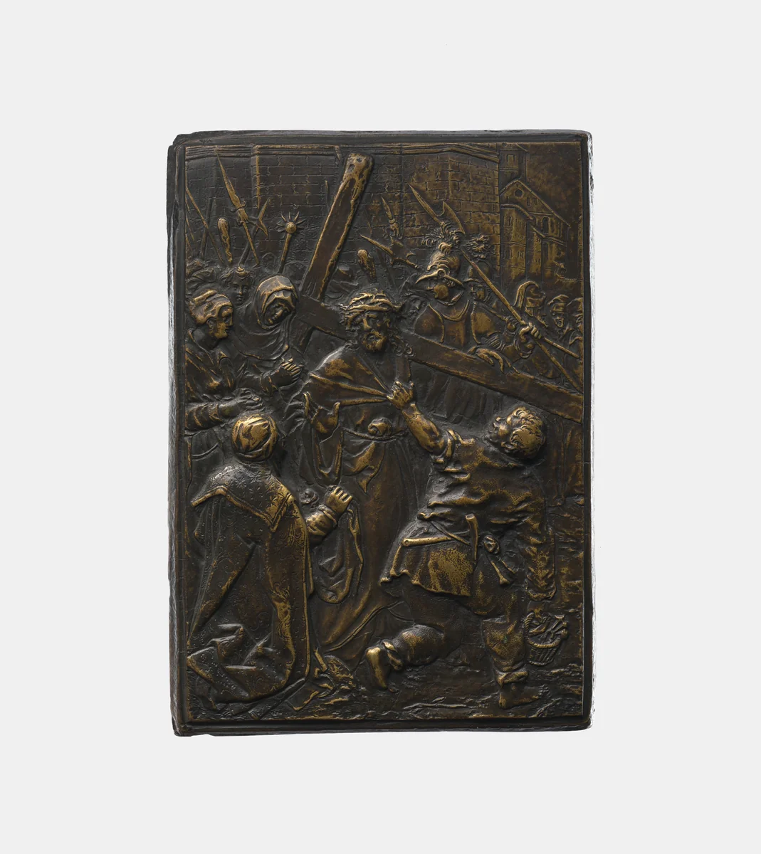 Christ Carrying the Cross by Unknown, metalwork, 1500-1599