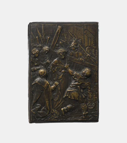 Christ Carrying the Cross by Unknown, metalwork, 1500-1599