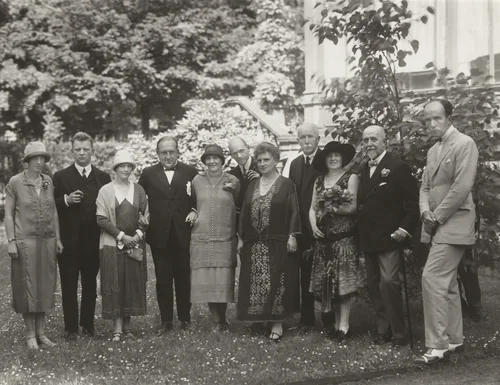 Reception given by the Cologne Music Patron, Victor Schnitzler by August Sander, photograph, 1925