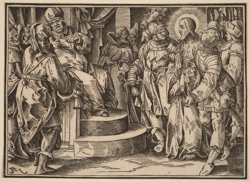 Christ Tells His Disciples of the Last Judgment by Christoph Murer, print, 1558-1614