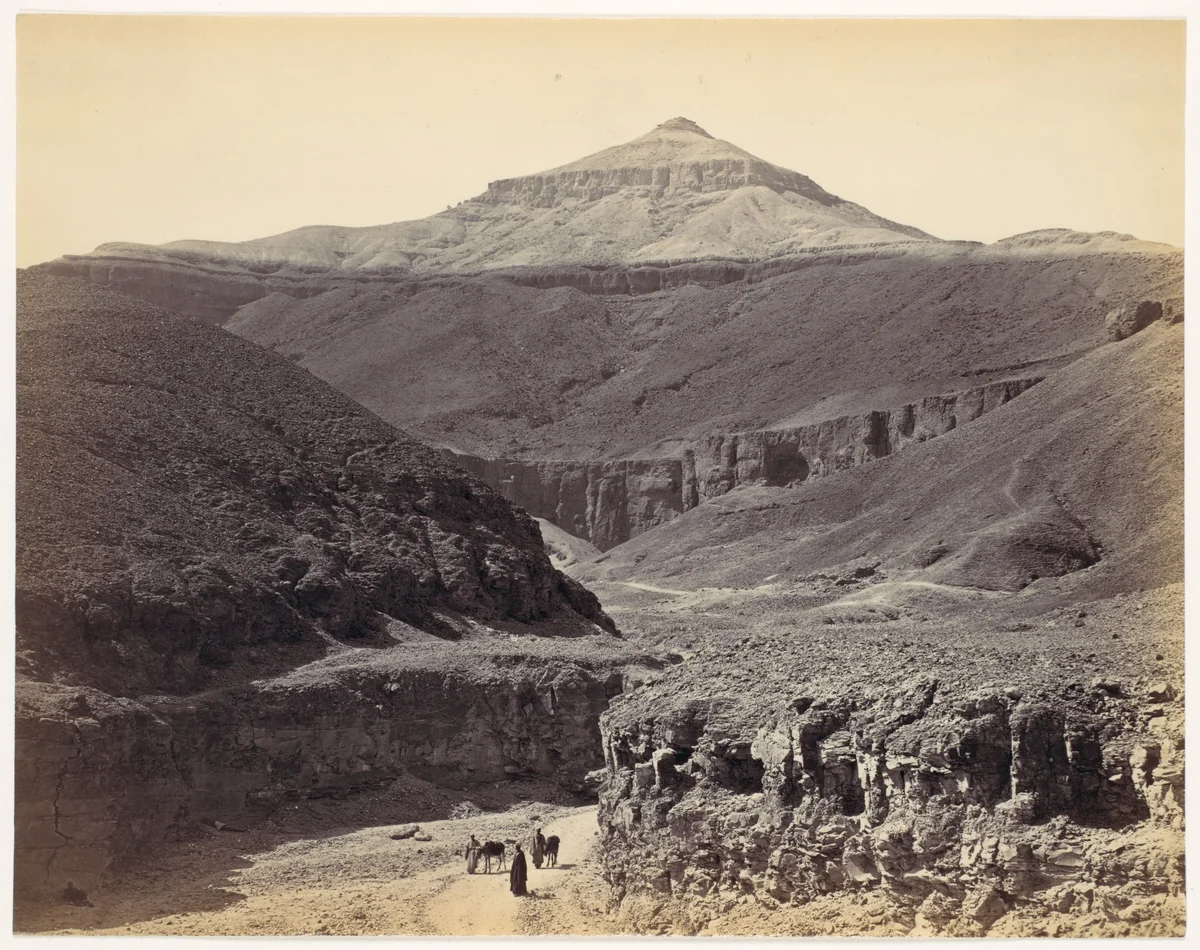 [Valley of the Kings, Thebes] by Francis Frith, photograph, 1855-1859