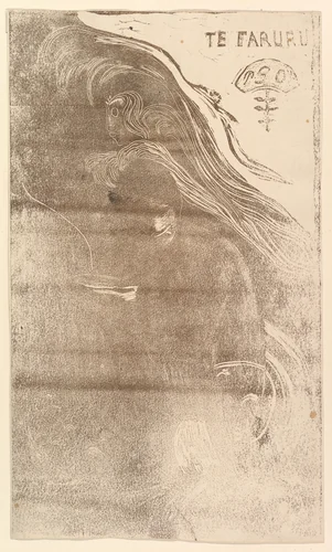 Here we make love by Paul Gauguin, print, 1893-1894