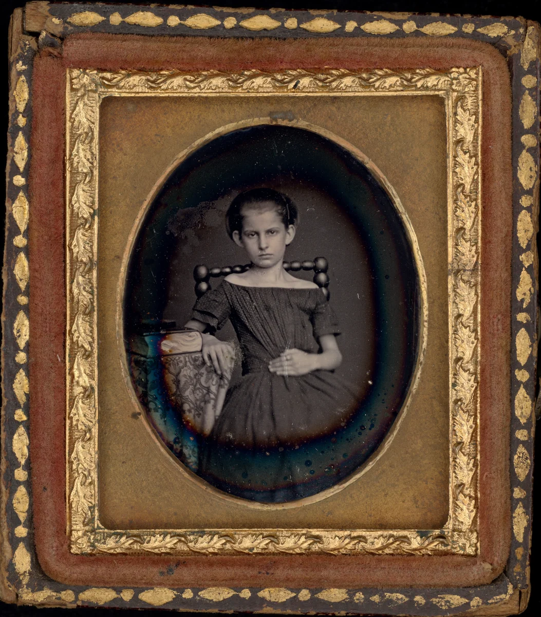 Portrait of a Girl by Glenalvin Goodridge, photograph, 1849-1859