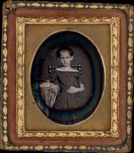 Portrait of a Girl by Glenalvin Goodridge, photograph, 1849-1859