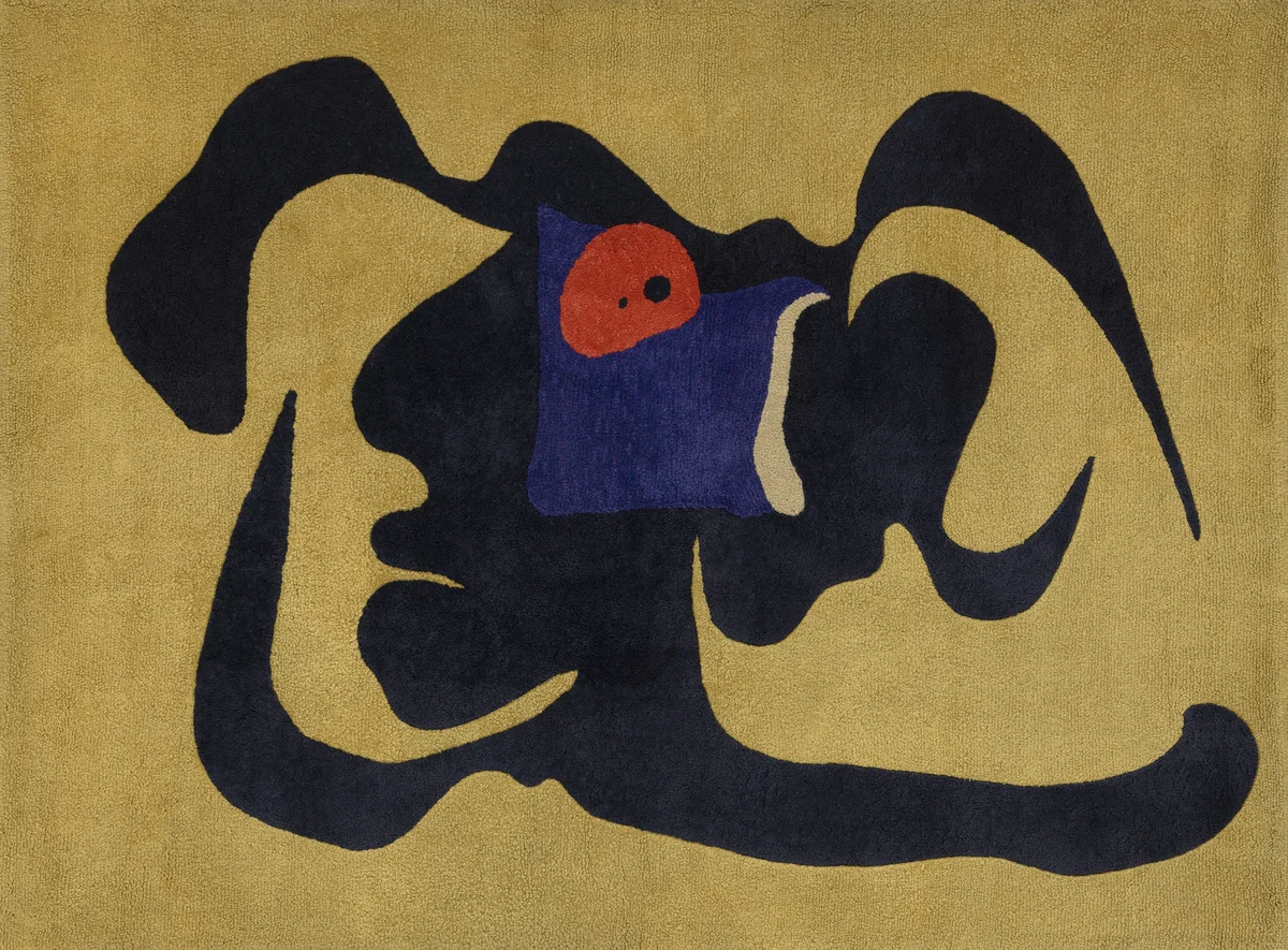 Bull in the Sun Rug by Arshile Gorky, design, 1942