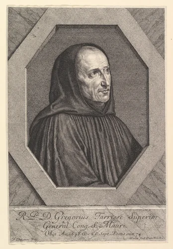 Dom Gregoire Tarrisse, superieur general de la Congregation de Saint-Maur by Jean Morin, print, 1605-1650