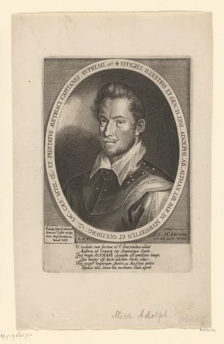 Portret van Michael Adolf von Althann by Unknown, print, 1589-1615