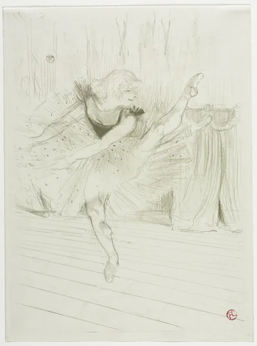 Miss Ida Heath, English Dancer by Henri de Toulouse-Lautrec, print, 1894