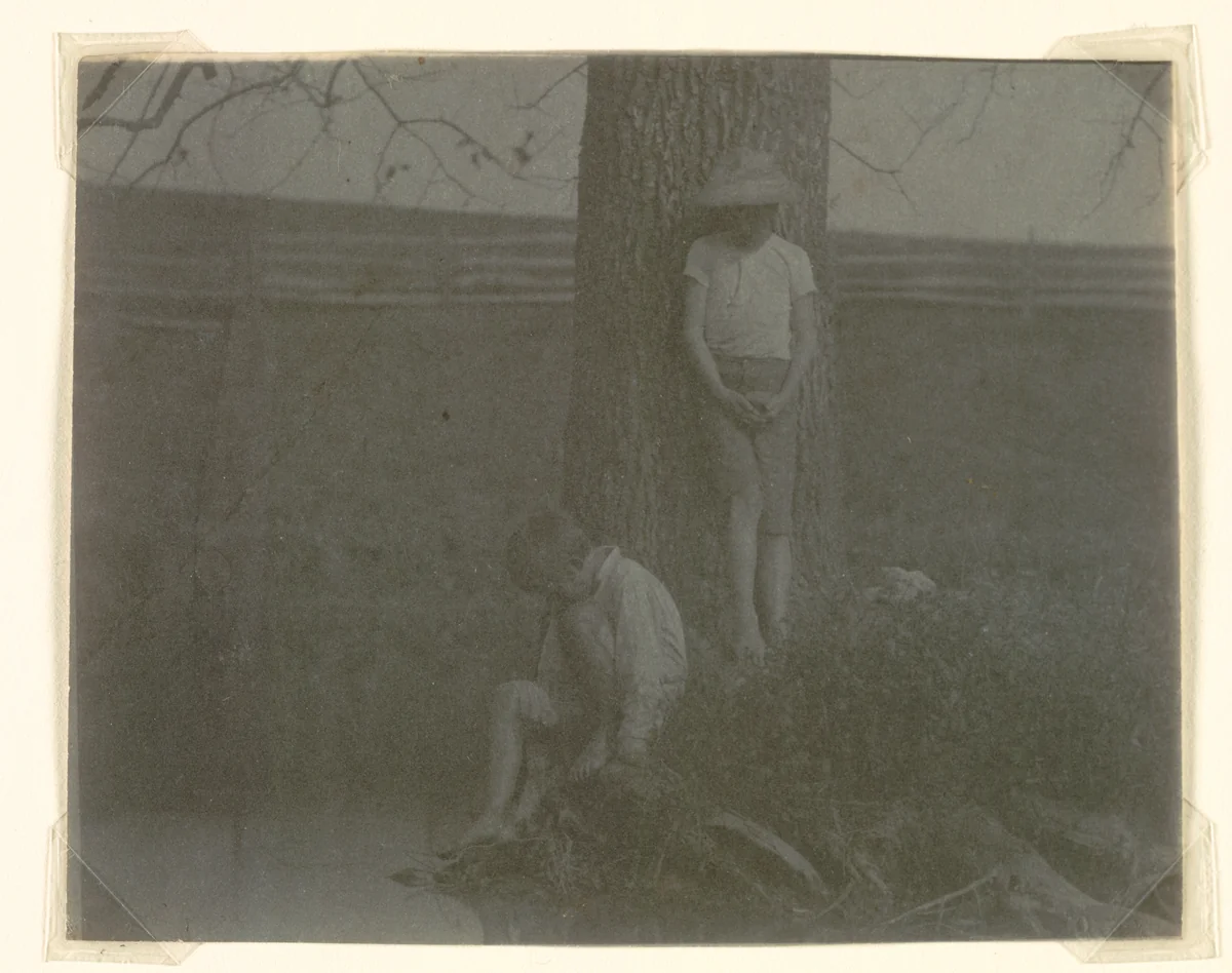 Crowell Children at Avondale by Thomas Eakins, photograph, 1885-1890