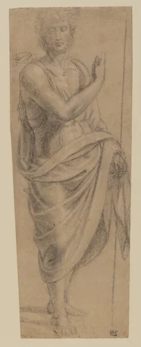 Saint John the Baptist by Innocenzo da Imola, drawing, 1500-1535