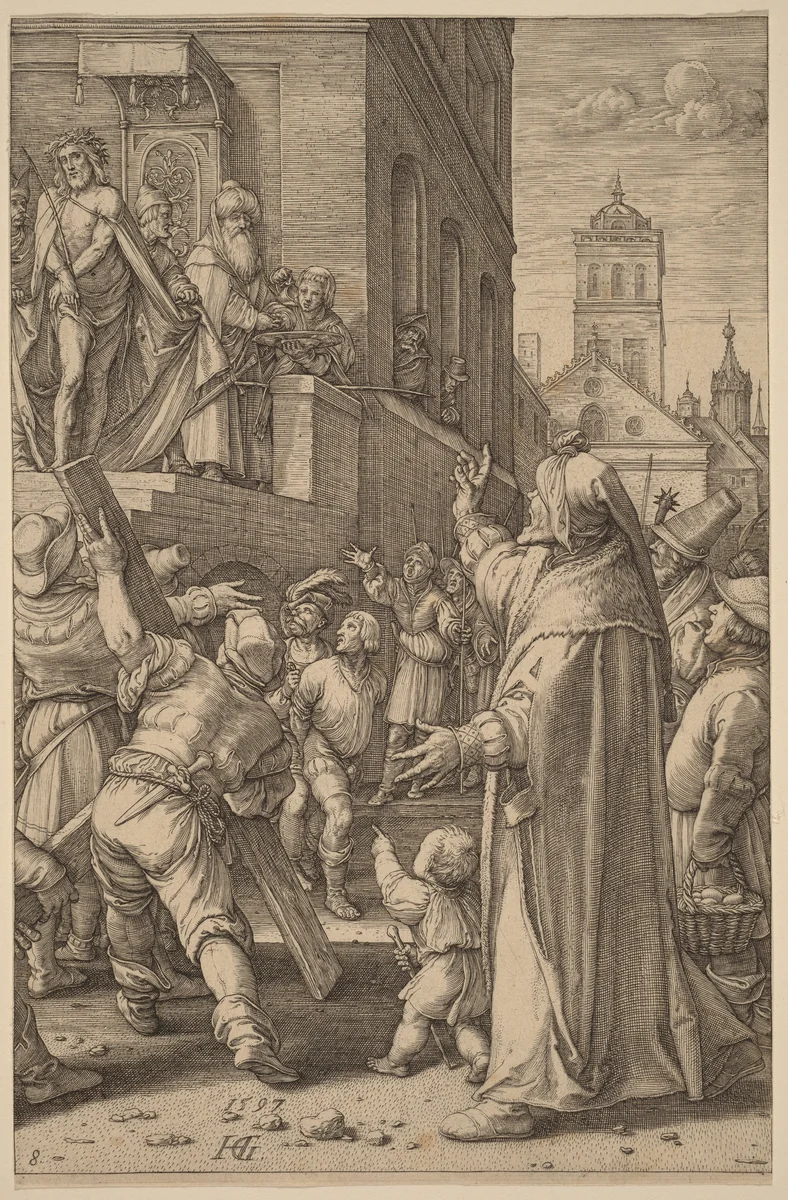 Ecce Homo by Hendrick Goltzius, print, 1597