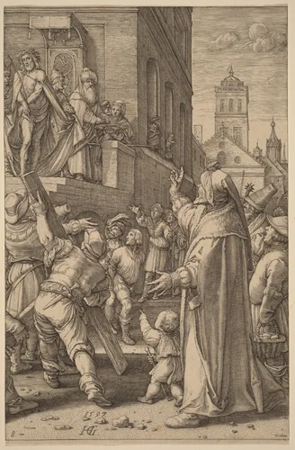 Ecce Homo by Hendrick Goltzius, print, 1597