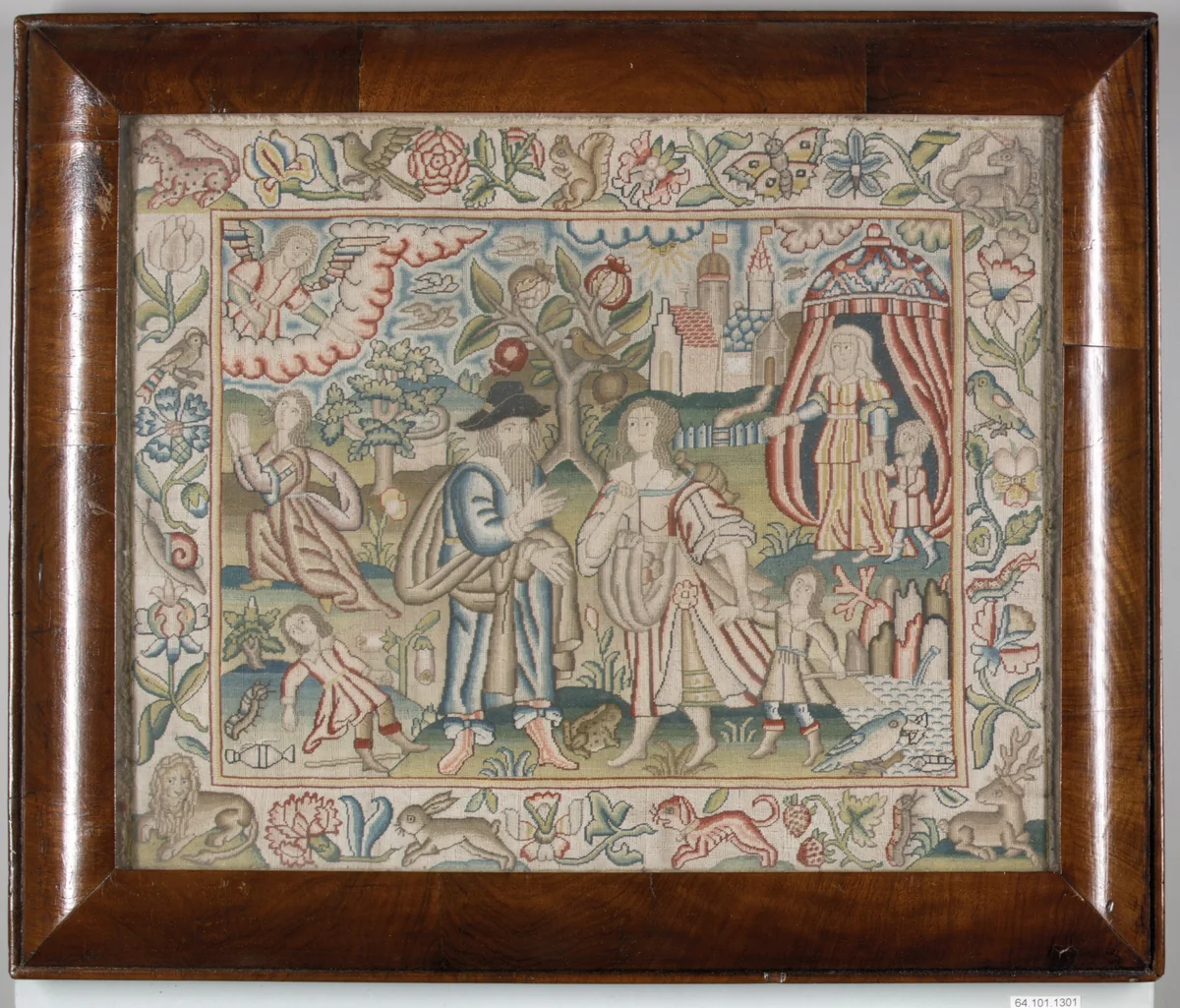 Life of Abraham by Gerard de Jode, textile, 1650-1675
