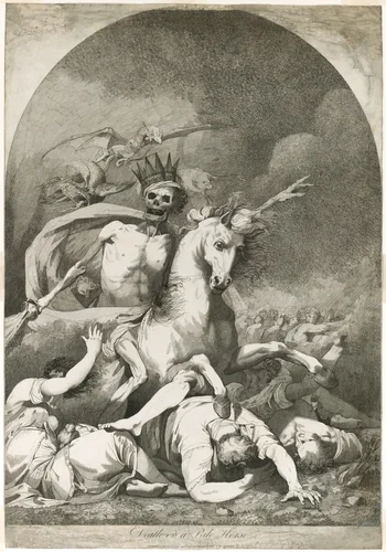 Death on a Pale Horse by Joseph Haynes, print, 1784