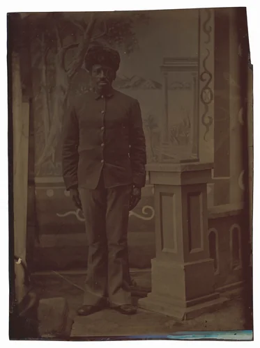 Portrait of a Soldier by American 19th Century, photograph, 1875-1885