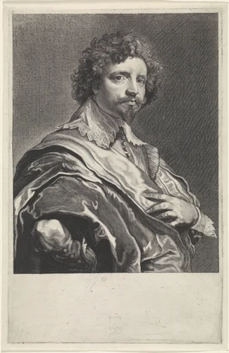 Portret van Michiel le Blon by Theodor Matham, print, 1625-1676